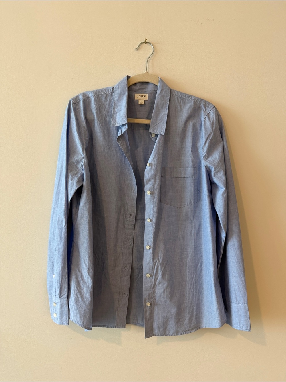 J. Crew Light Blue Women's Button-Down Shirt